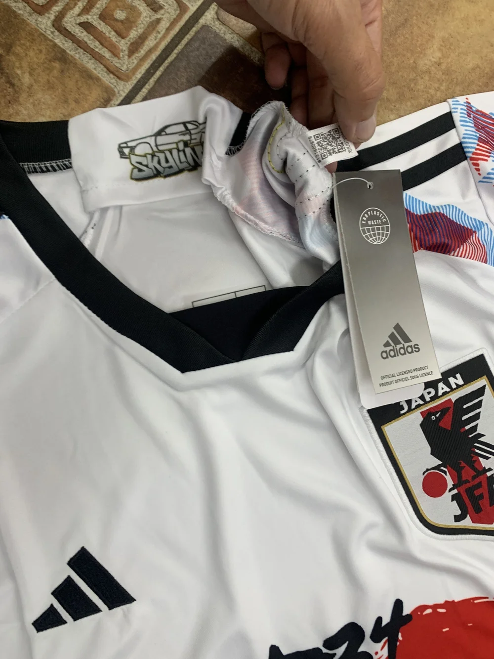 Adidas Japan 2022 Skyline Custom Fan Art Jersey Size M